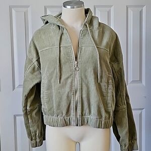 Forever21 Green Corduroy Jacket size L